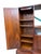 1960s Mid-Century Modern 2-Piece Kagan Style Dark Walnut Sideboard W/Bar Cabinet For Sale - Image 5 of 13