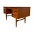 1970s Vintage Mid Century Modern Danish Teak Executive Desk With Rear Bookshelf. For Sale - Image 5 of 13