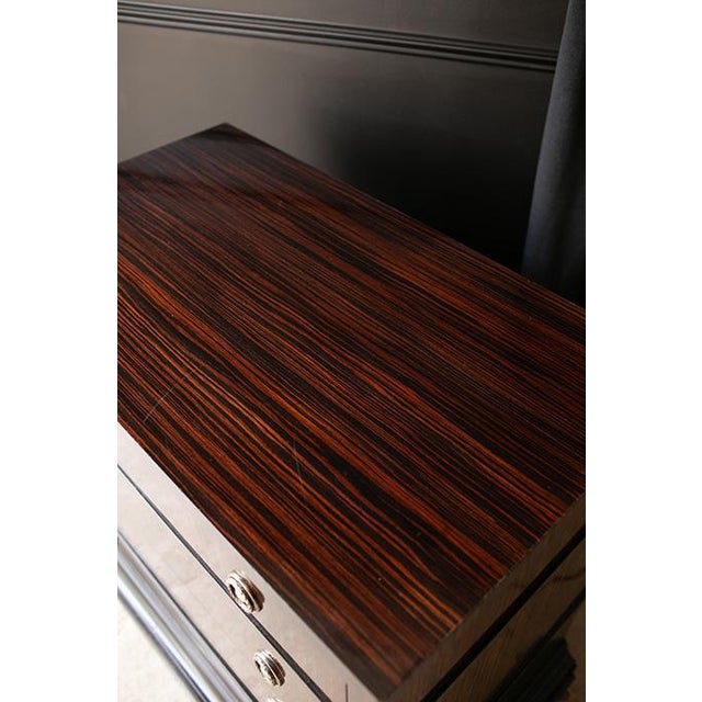 Brown 1990s Ralph Lauren Clivedon Bedside Chest For Sale - Image 8 of 11
