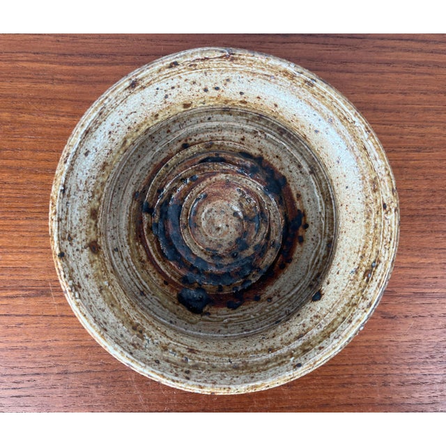 Mid-Century Modern Danish Studio Pottery Bowl by Tue Poulsen for Tue Keramik, 1960s For Sale - Image 6 of 12