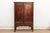 Antique Painted Medallions Red Lacquer Tall Cabinet For Sale - Image 10 of 10
