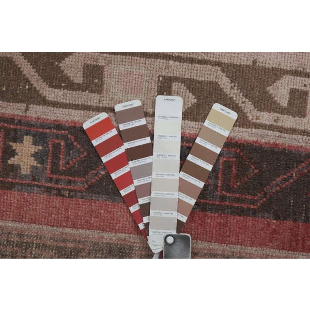 Vintage Patchwork Turkish Runner Rug - Stair Carpet For Sale - Image 12 of 13