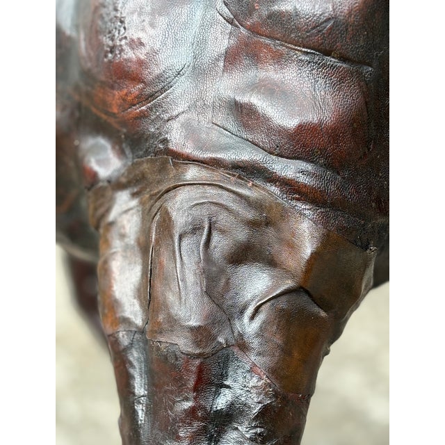 Animal Skin Large Leather Model of a Horse from Liberty & Co, 1930s For Sale - Image 7 of 12