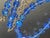 MCM Jewelry in Swarovski Styled Leaded Crystal Cornflower Blue Necklace With Aurora Borealis Peacock Iridescence Sterling Silver Clasp For Sale In South Bend - Image 6 of 9