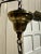 1920s Vintage Schoolhouse Shade With Vintage Brass Fixture For Sale - Image 5 of 6