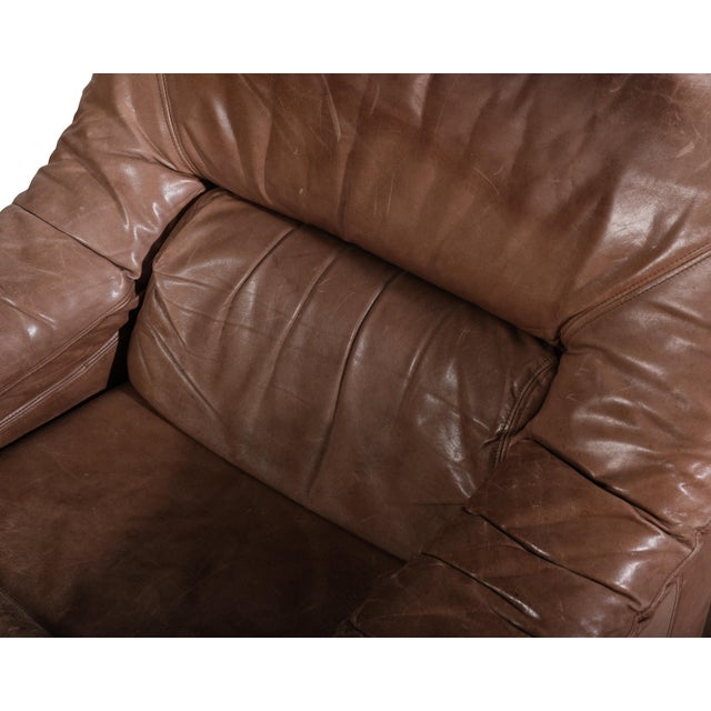 Post-Modern Loveseat and Pair of Chairs 3 Piece Set Circa. 1970s For Sale - Image 9 of 11