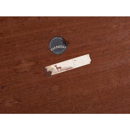 Mid-Century Danish Square Side Table in Rosewood by Severin Hansen for Haslev, 1960s For Sale - Image 10 of 11