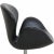 Tall Swan Chair in Black Essential Leather by Arne Jacobsen, 2000s For Sale - Image 17 of 18