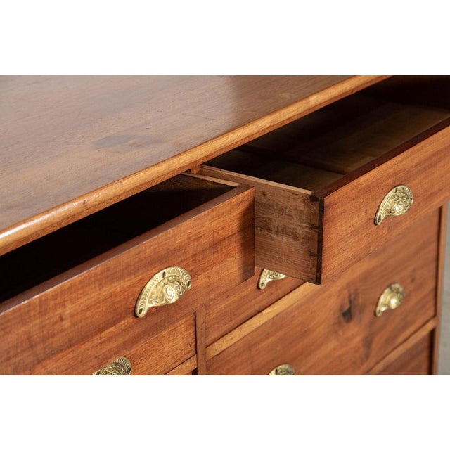 Large 19th Century English Mahogany Haberdashery Drawers, 1890s For Sale - Image 13 of 18