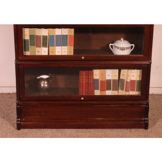 Antique Bookcase in Mahogany from Globe Wernicke, 1890s For Sale - Image 3 of 13