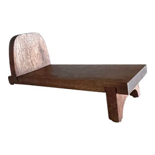 Antique Rustic Handmade Book End Stand For Sale
