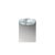 Metal Alwa One Side Table with Transparent Top & Brushed Stainless Steel Base by Sebastian Herkner for Pulpo For Sale - Image 7 of 7