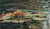 Impressionist Fowl Waters by Jeff Slemons | Soft Pastel On Sanded Paper Duck swimming in a pond with reflections. For Sale - Image 3 of 3