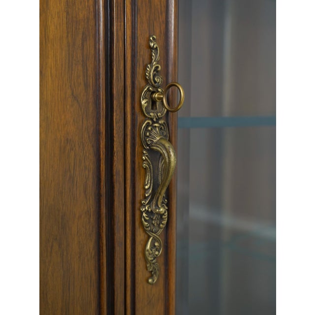 Karges French Louis XV Walnut China Cabinet For Sale - Image 10 of 18