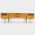 Wood Mid-Century Teak Double Bed Headboard with Nightstands and Lighting, 1960s For Sale - Image 7 of 8