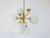 Kaiser Leuchten Mid-Century Modern Brass Kaiser 6-Arm Space Age Chandelier, 1960s For Sale - Image 4 of 13