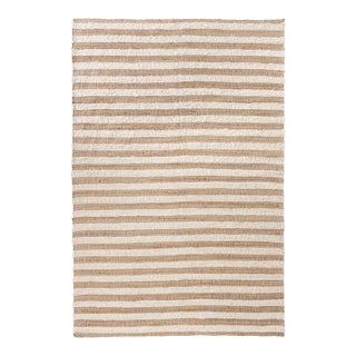 Ventura Stripe Natural Ivory Rug - 2 X 3 For Sale