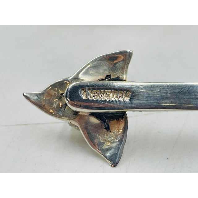 Los Castillo Silver Hummingbird Creamer, Sugar & Ladle, Taxco 1960s For Sale - Image 17 of 18