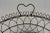 Metal Villeroy & Boch Majolica Plate & Heart Handled Wire Work Basket For Sale - Image 7 of 10