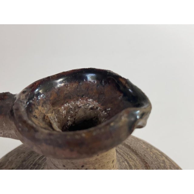 Japanese Style Stoneware Pottery Jug, France, 19th Century For Sale - Image 16 of 18