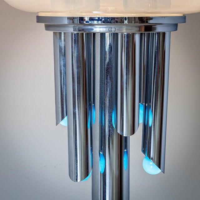 Tubular Floor Lamp, attr. to Carlo Nason, Italy Mid-20th Century For Sale - Image 17 of 18