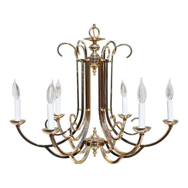 Vintage Pagoda Brass Hollywood Regency Chinoiserie ...