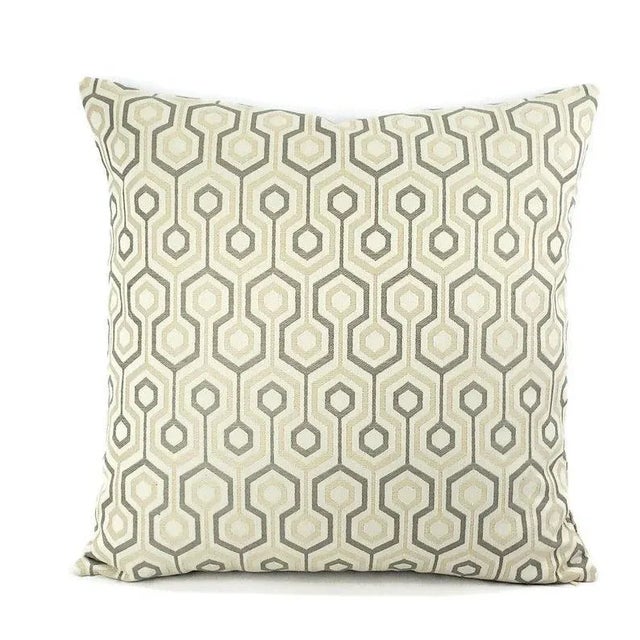 Cream Pindler Tillman in Moonstone Pillow Cover For Sale - Image 8 of 8