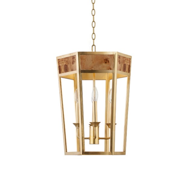 New special order item. Not vintage. Hang tight—this hexagon pendant is about to become your favorite conversation...