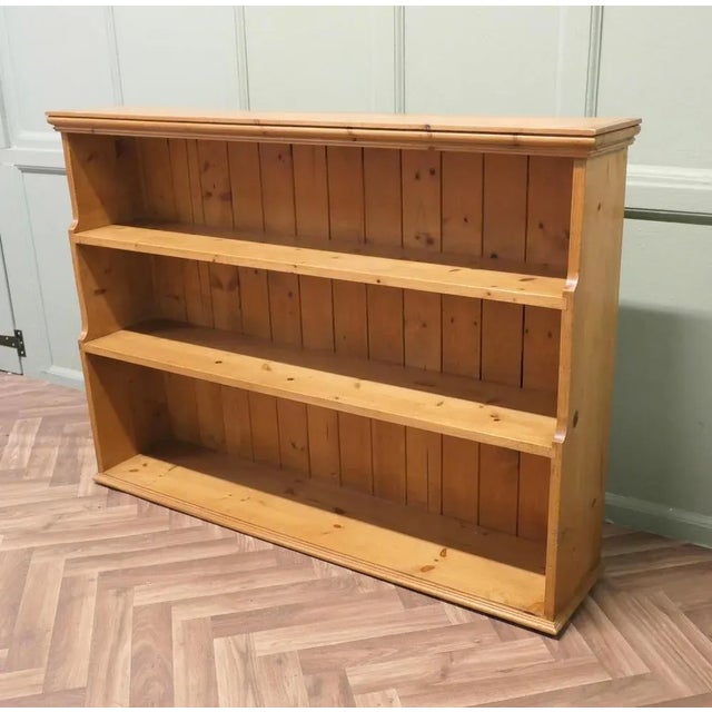 Vintage Pine Bookcase, 1960 For Sale - Image 6 of 8