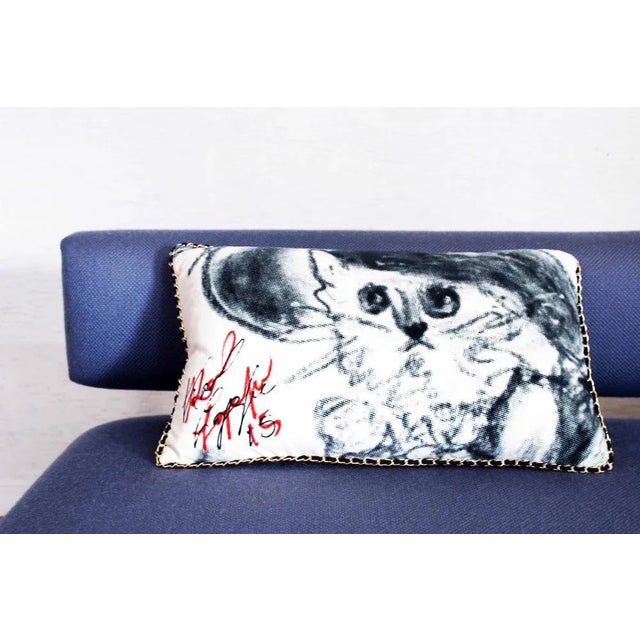 Karl Lagerfeld Choupette Cushion, 2015 For Sale - Image 4 of 11