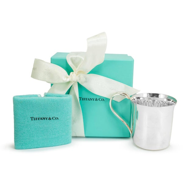 Silver Tiffany & Co. Elsa Peretti 925 Sterling Silver Padova Baby Cup For Sale - Image 8 of 9