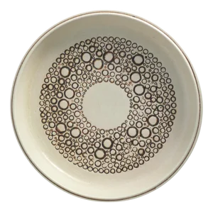 Scandinavian Modern Stoneware Plate by Britt-Louise Sundell for Gustavsberg, 1960s