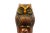 Rustic Red Brass Owl Door Knocker For Sale - Image 3 of 6