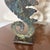 Verdigris Late 20th Century Artist Made Brutalist Style Bronze Seahorse Sculpture For Sale - Image 8 of 9