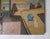 Black Frank Chludinski, Figurative Composition, 1970s, Oil Painting on Canvas For Sale - Image 8 of 13