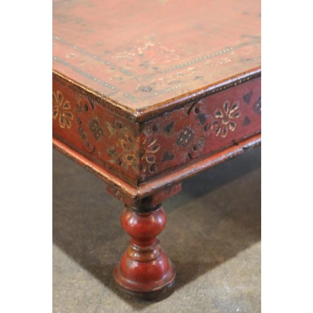 19th Century Painted Low Table For Sale - Image 4 of 8