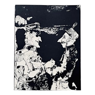 Jean Jansem Original Lithograph Etat De Siege 4 1969 For Sale