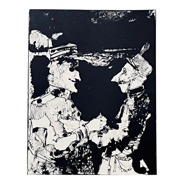 Jean Jansem Original Lithograph Etat De Siege 4 1969 For Sale