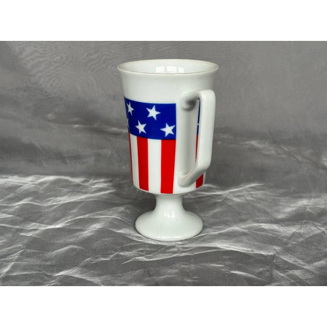 1970s Retro 1970s Patriotic Ceramic Mug For Sale - Image 5 of 12