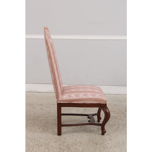 Pair of High Back Upholstered Chairs For Sale In Philadelphia - Image 6 of 17