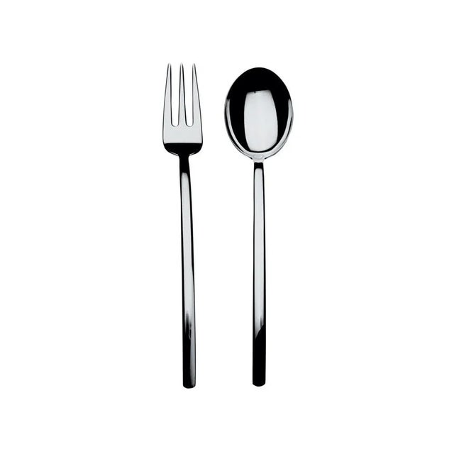 Contemporary Mepra Due 2-Piece Serving Set (fork & Spoon) For Sale - Image 3 of 3
