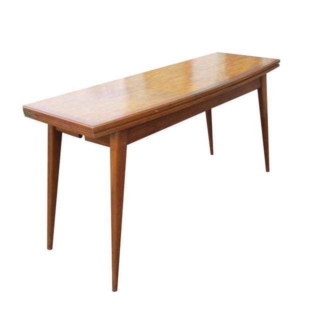 Mid-Century Modern European Expandable Table Desk For Sale - Image 3 of 9