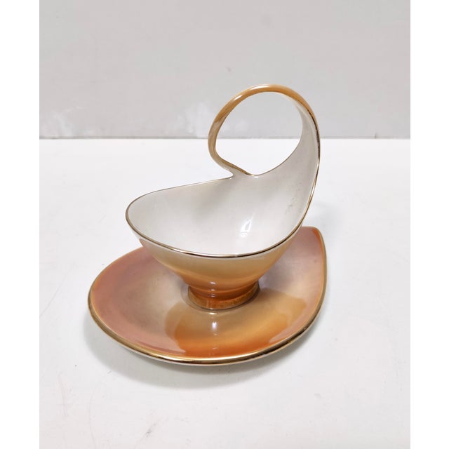 Ceramic Breakfast Servie attributed to Italo Casini, 1950s, Set of 22 For Sale - Image 17 of 18