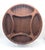 Offered is a round Teak wood partitioned snack bowl originally designed by Jens H. Quistgaard for Dansk Designs in the...