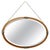 Copper Arts and Crafts Oval Copper Wall Mirror, 1890 For Sale - Image 8 of 8