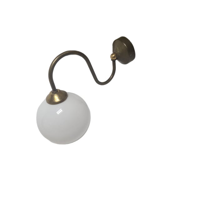 1950s Vintage Art Deco Wall Lamp, Poland, 1950s For Sale - Image 5 of 8