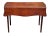 Late 18th Century Antique Federal Period Mahogany Drop Leaf Table with Scalloped Top For Sale - Image 5 of 13