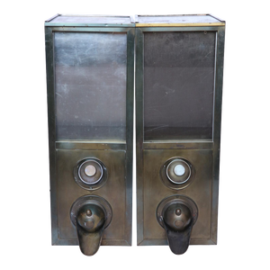 Commercial Coffee Bean Dispensers, Pair