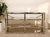Late 20th Century Late 20th Century Chrome & Mirrored Glass Étagère Console With X-Brace Detail For Sale - Image 5 of 12