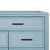 David Francis Bermuda Eight-Drawer Dresser - Pool Blue For Sale - Image 4 of 9